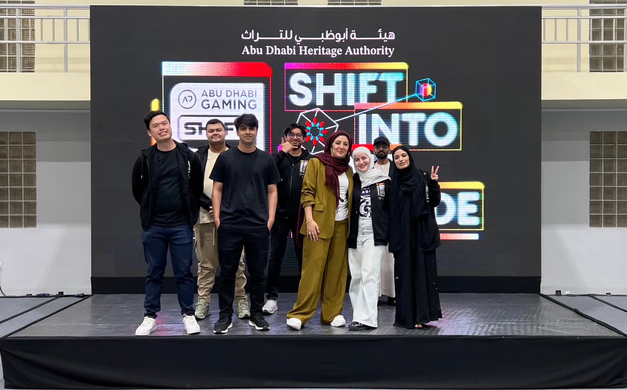 On staff at the Abu Dhabi Gaming Shift game jam.